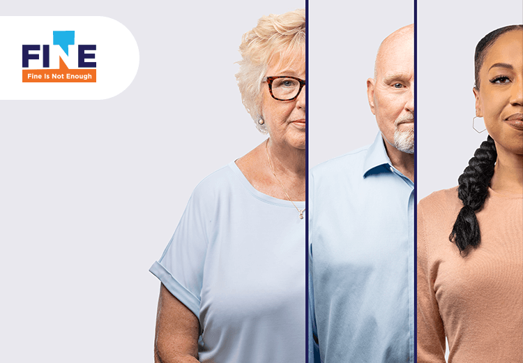 FINE blog image with three patients