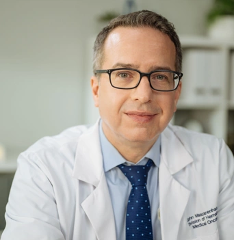 Male doctor facing forward